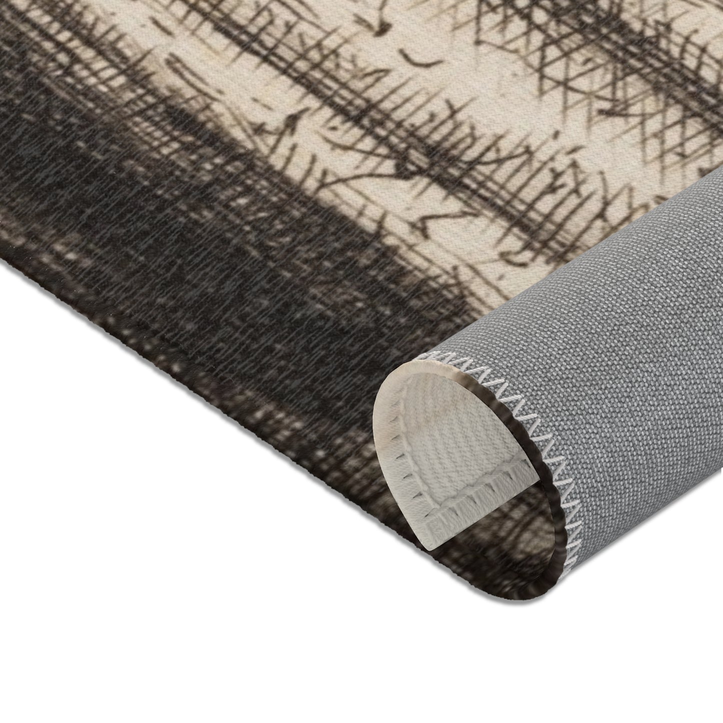 Rembrandt van Rijn - Jews in the Synagogue | Area Rug