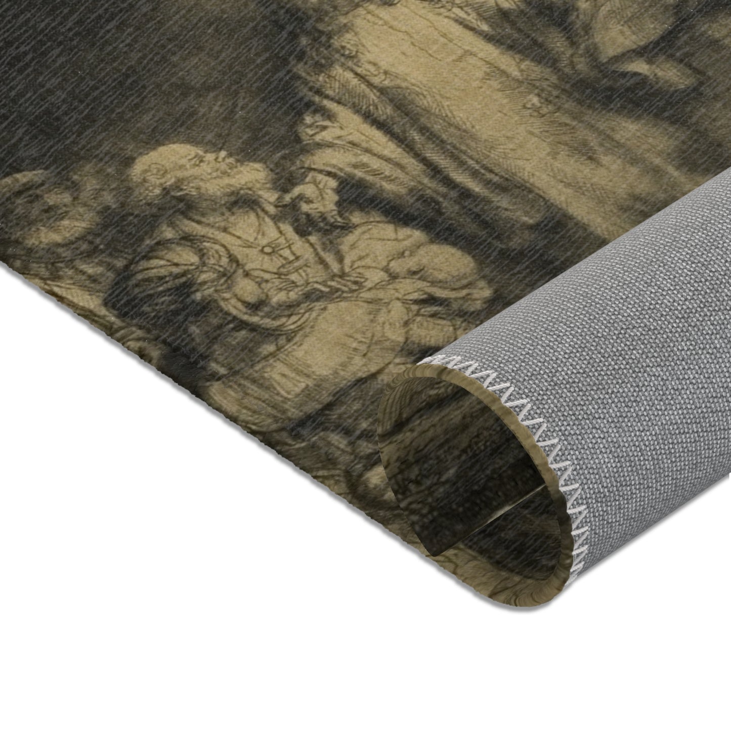 Rembrandt van Rijn - The Hundred Guilder Print | Area Rug