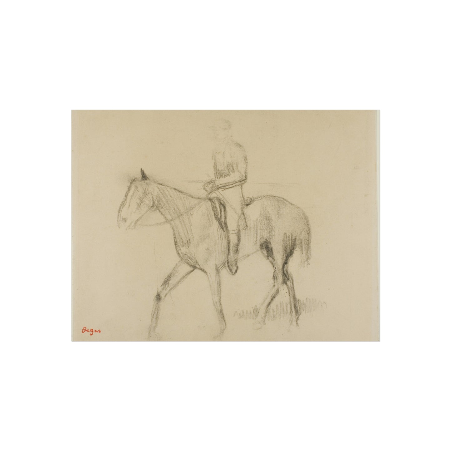 Hilaire Germain Edgar Degas - Horse and Rider | Fine Art Poster