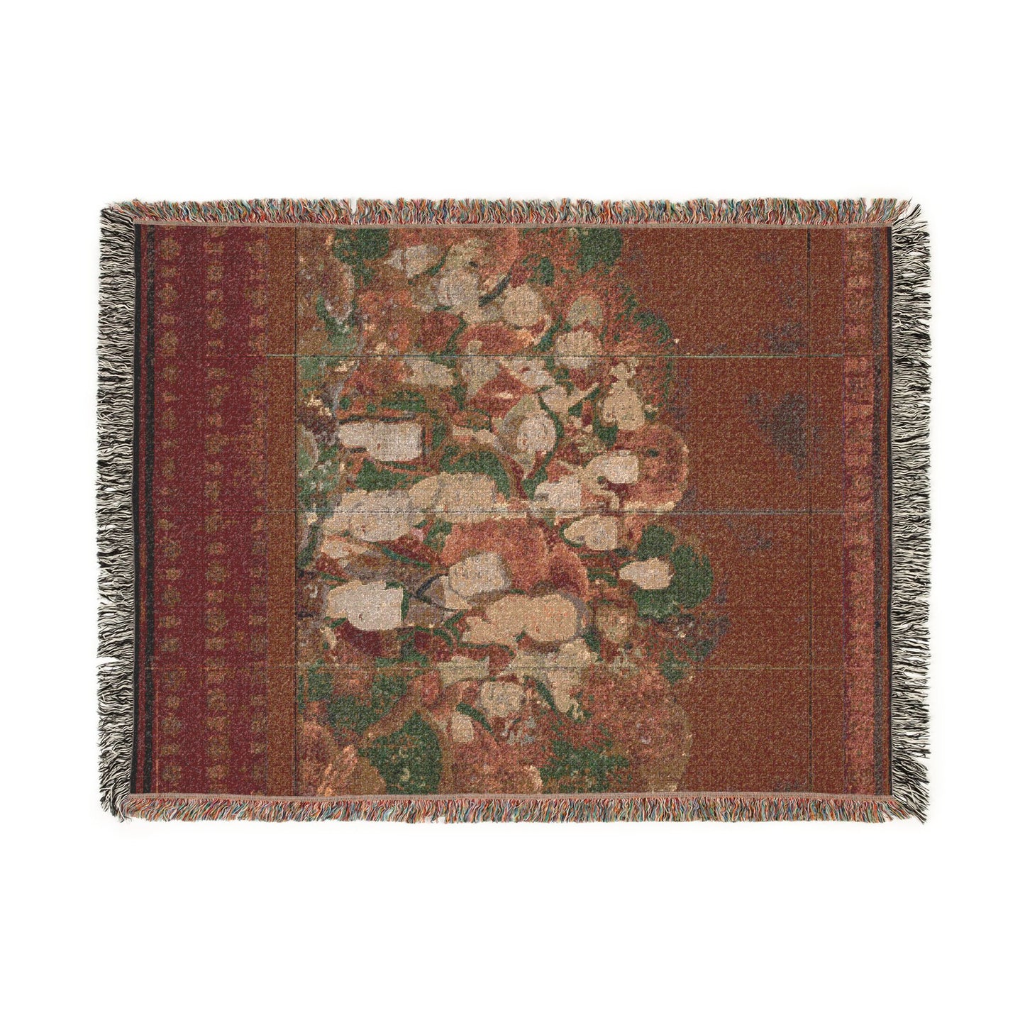 Buddhist Deities Woven Throw Blanket