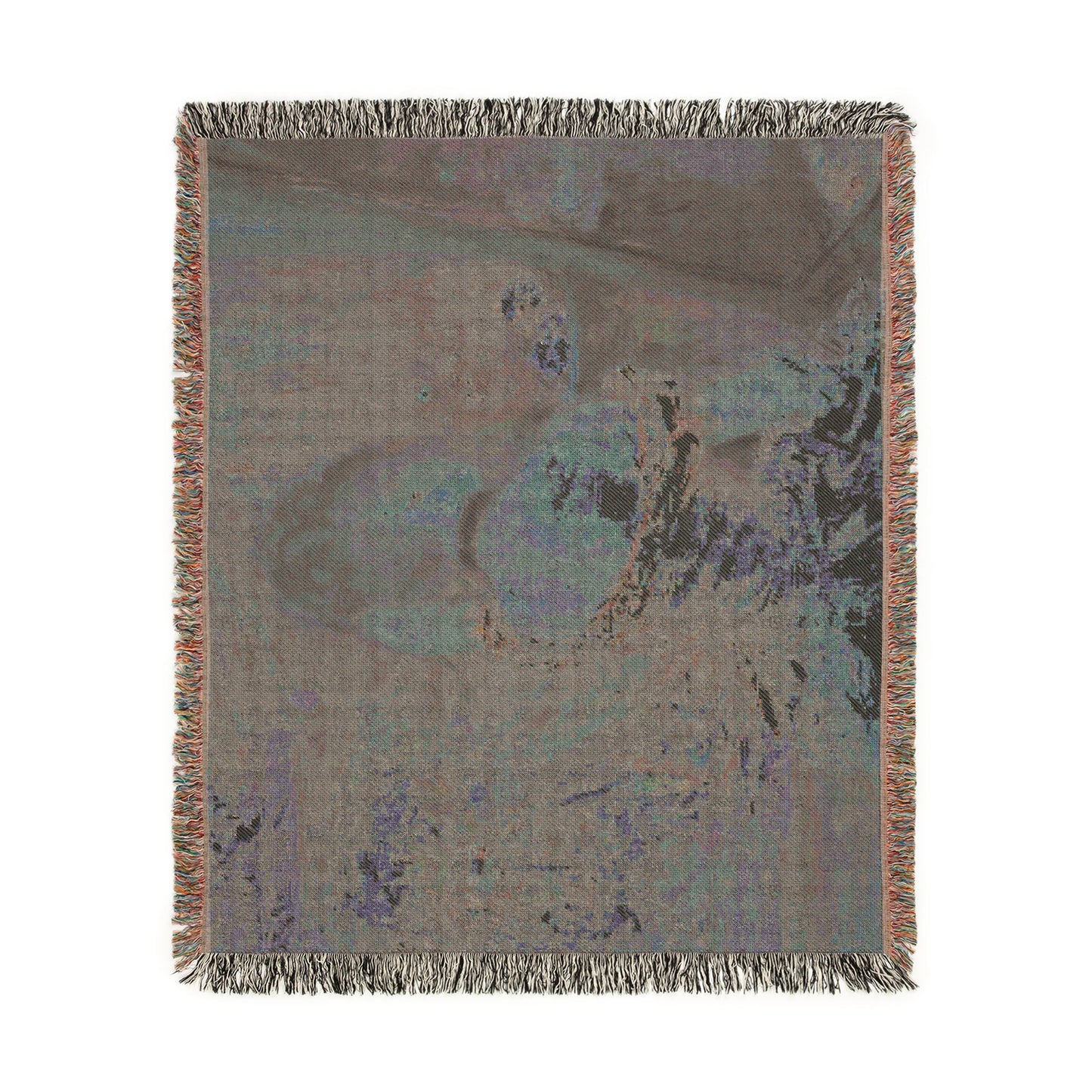 Berthe Morisot - Woman at Her Toilette | Woven Tapestry Blanket