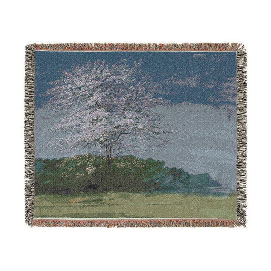 Study of a Tree in Bloom — Turner Tapestry Blanket