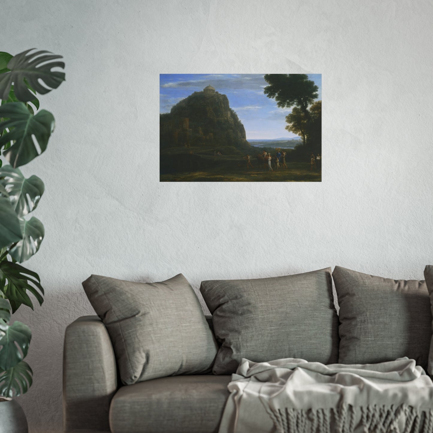 Claude Lorrain - View of Delphi with a Procession | Fine Art Poster