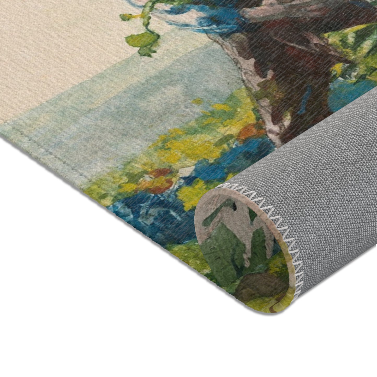 Winslow Homer - For to Be a Farmer's Boy | Area Rug