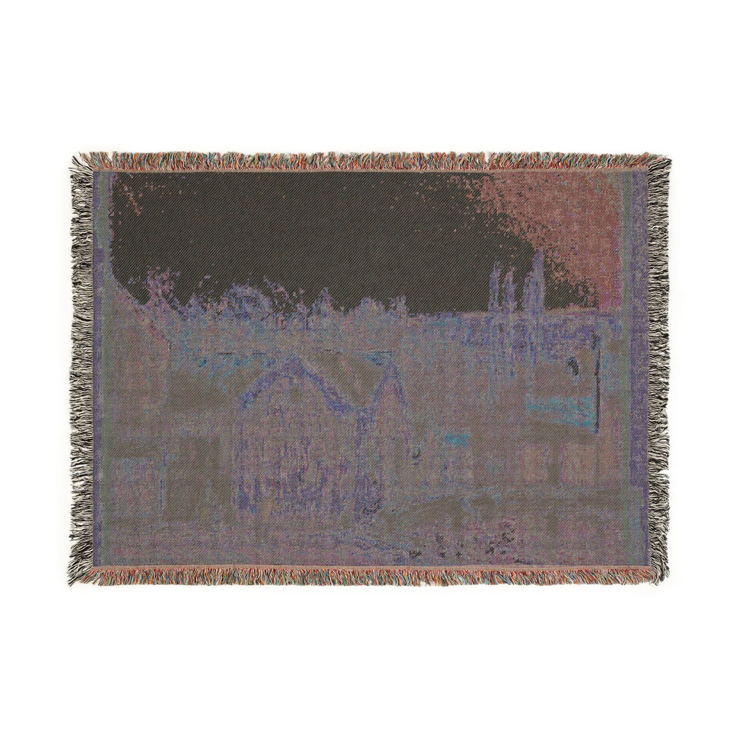 Alfred Sisley - A Corner of Moret-sur-Loing | Woven Tapestry Blanket