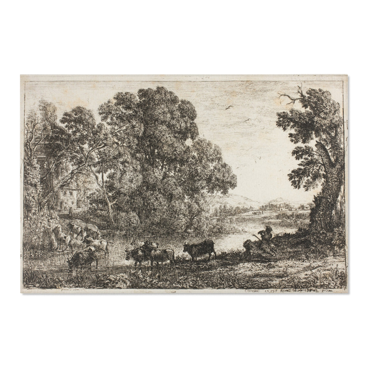 The Cowherd — Lorrain Area Rug