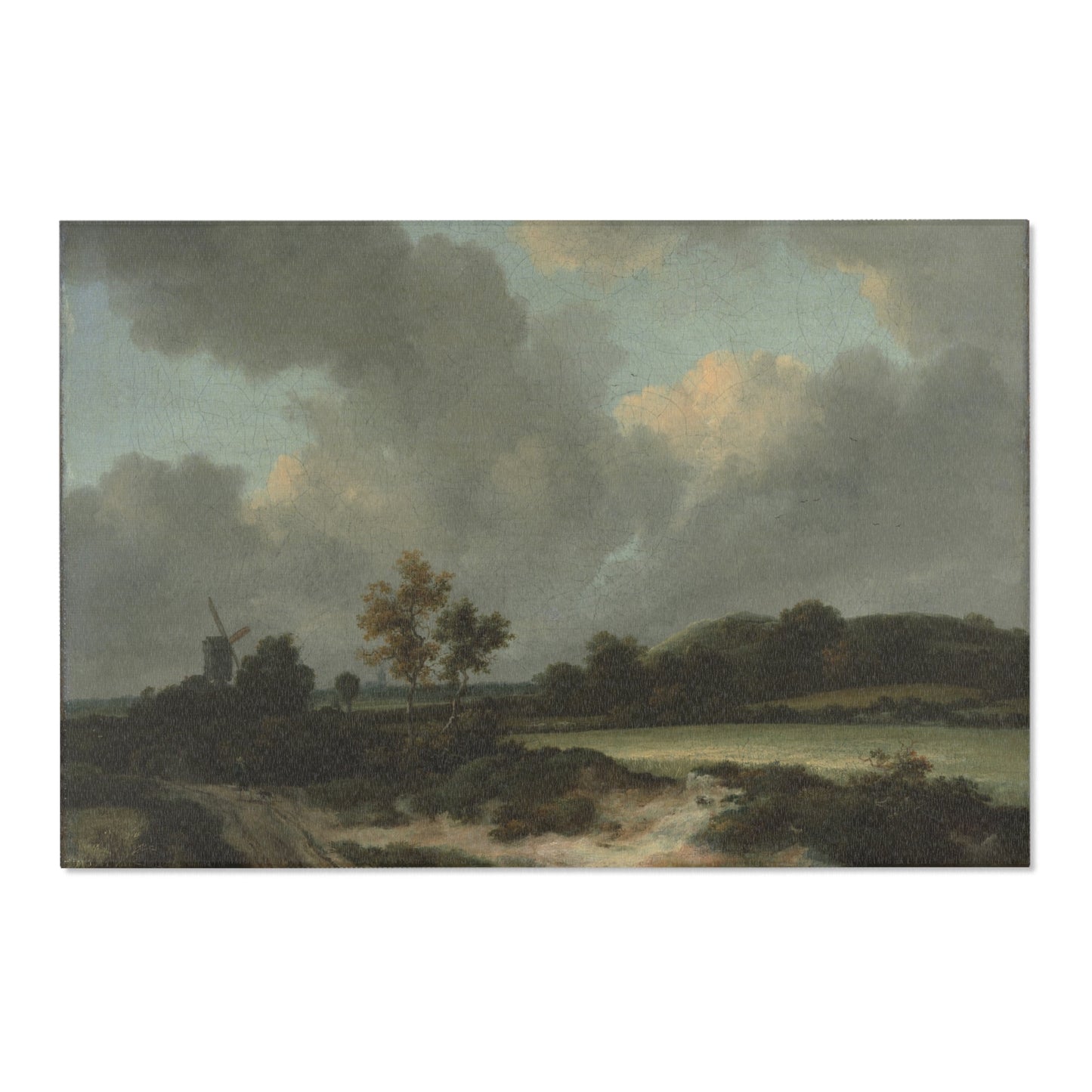 Jacob van Ruisdael - Grainfields | Area Rug