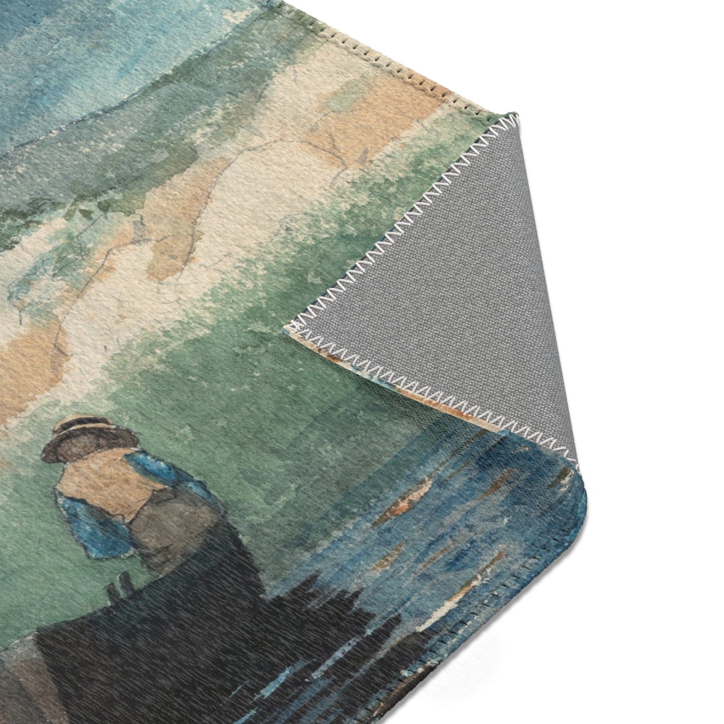 Winslow Homer - Boy in Boat, Gloucester | Area Rug