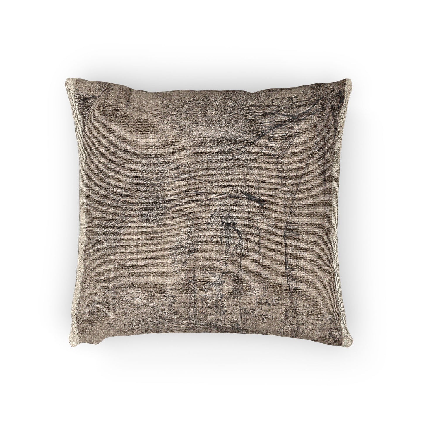 115_new-year-s-day-in-a-village-at-stone-lake | Woven Pillow