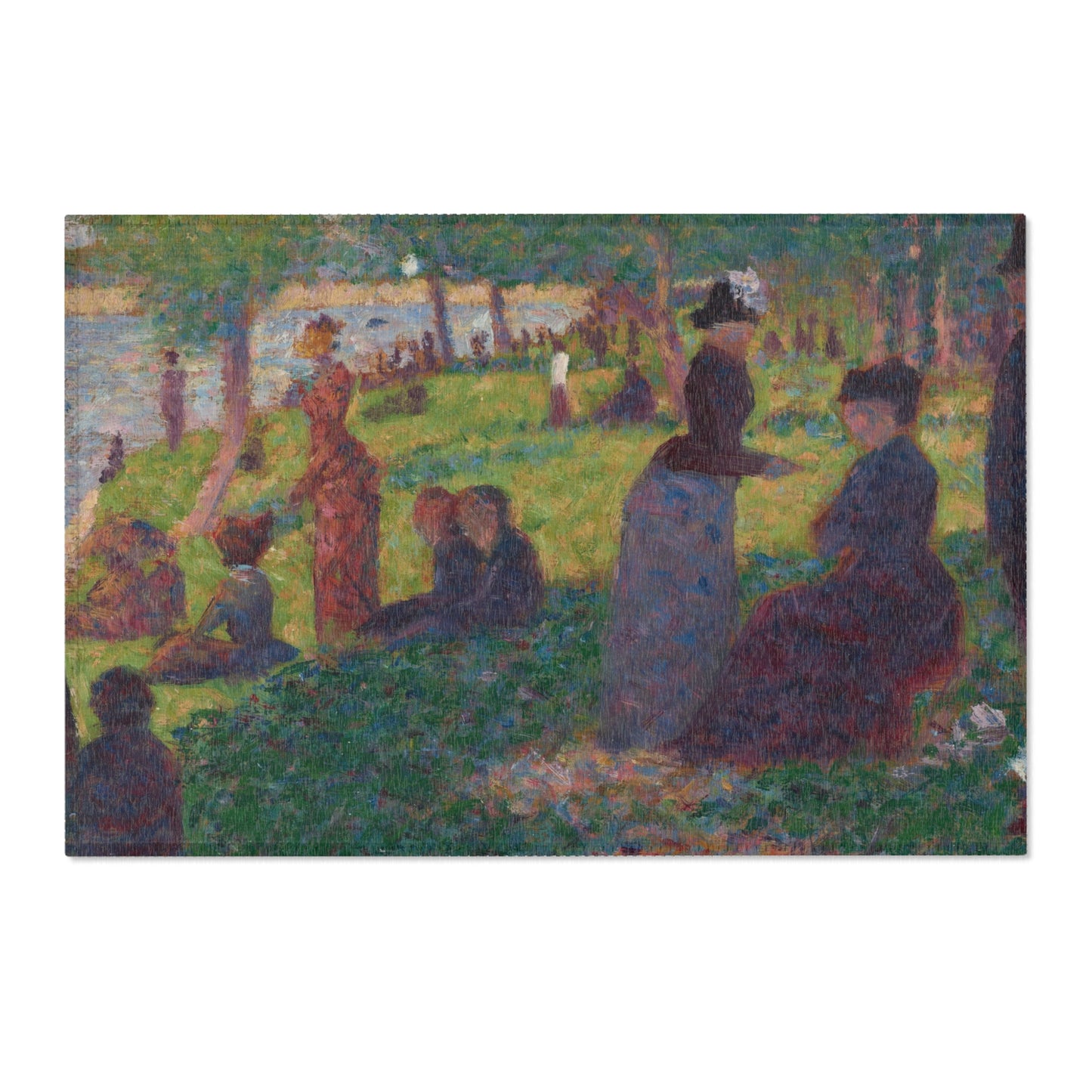 Georges Seurat - Oil Sketch for A Sunday on La Grande Jatte — 1884 | Area Rug