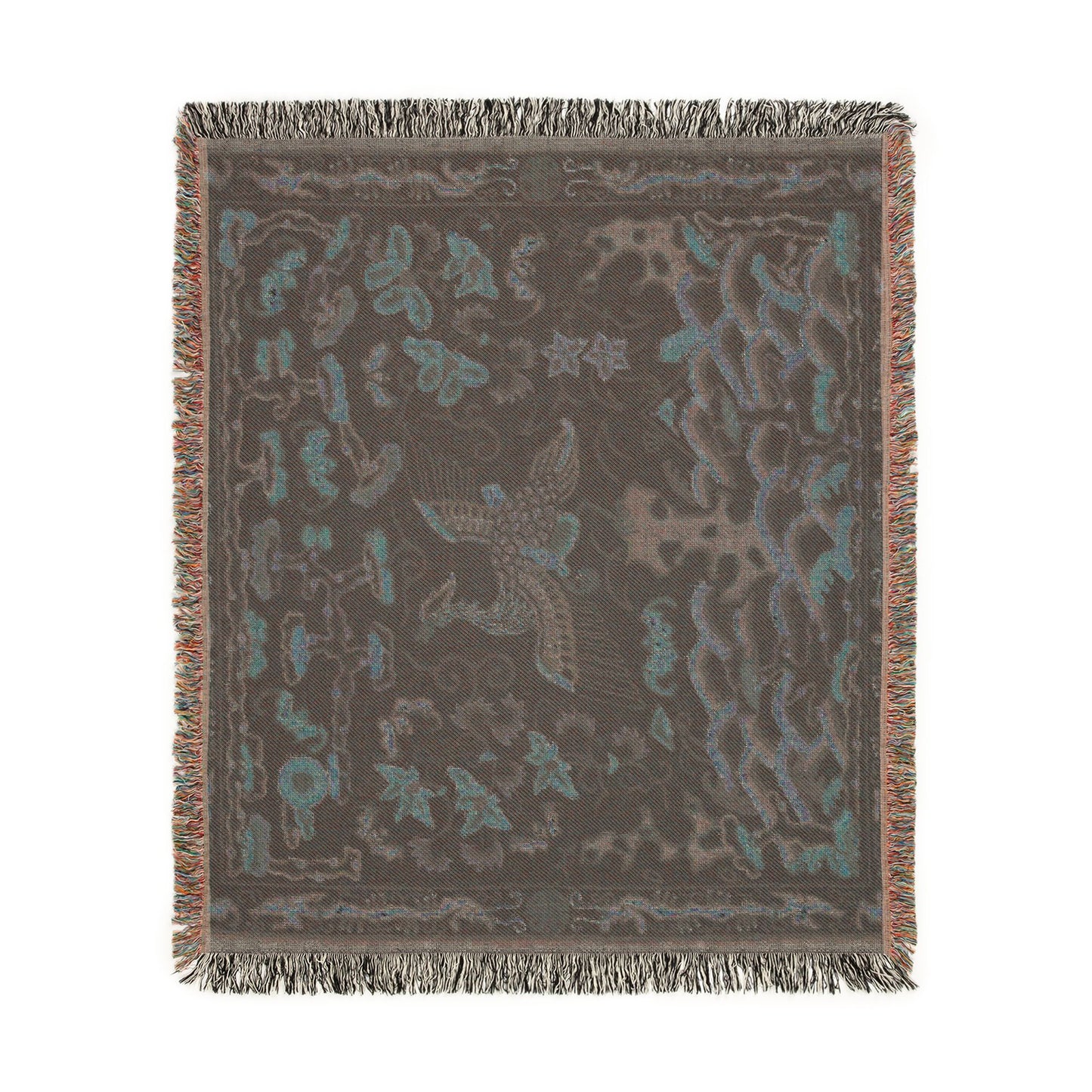 126_rank-badge | Woven Tapestry Blanket