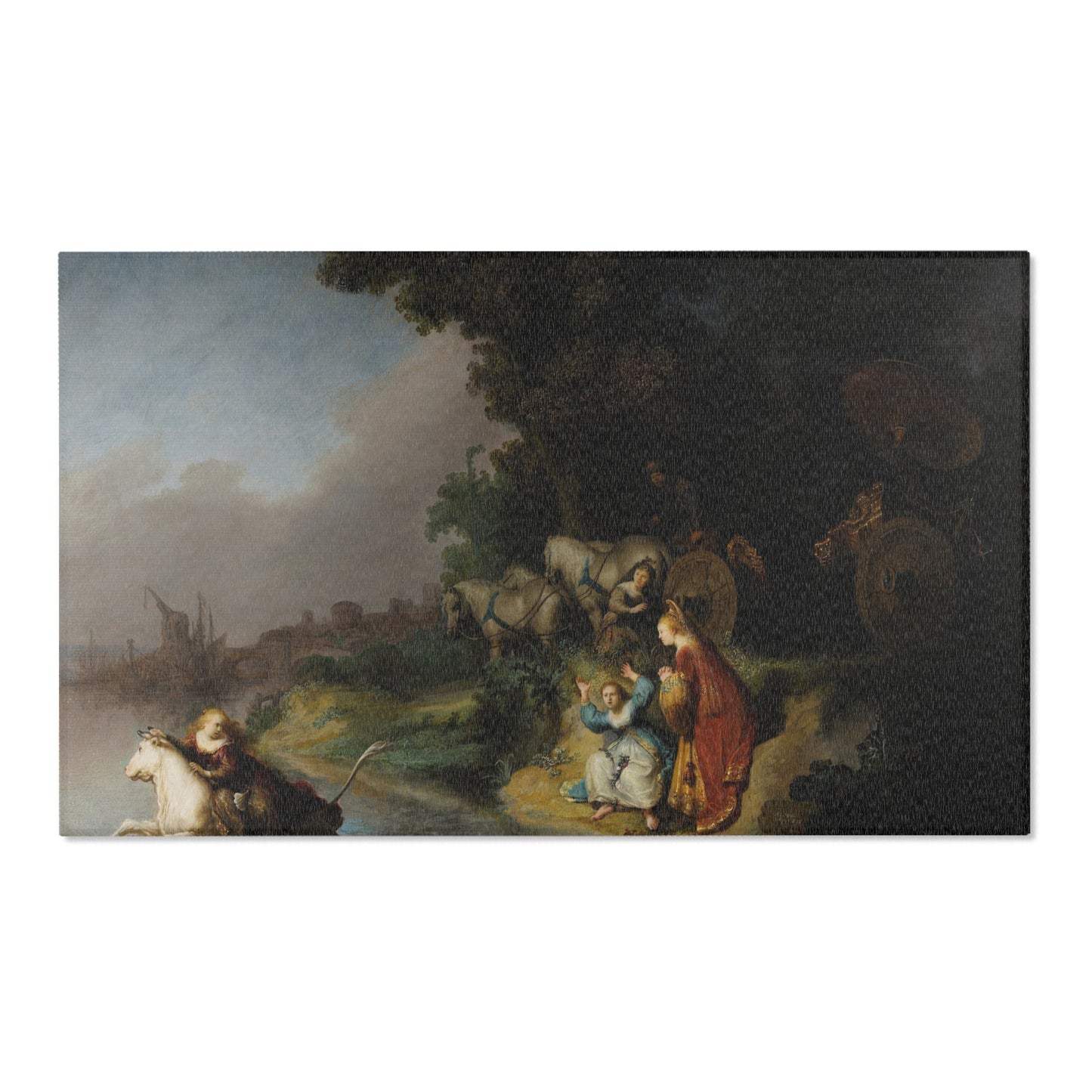 Rembrandt Harmensz. van Rijn - The Abduction of Europa - Google Art Project | Area Rug
