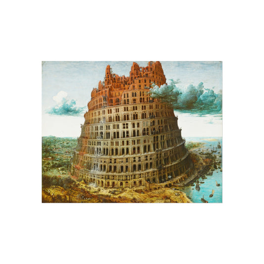 The Tower of Babel (Rotterdam) — Pieter Bruegel the Elder Fine Art Poster