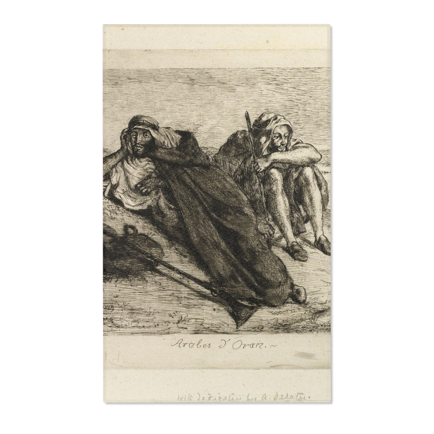 Eugène Delacroix - Arabs of Oran | Area Rug
