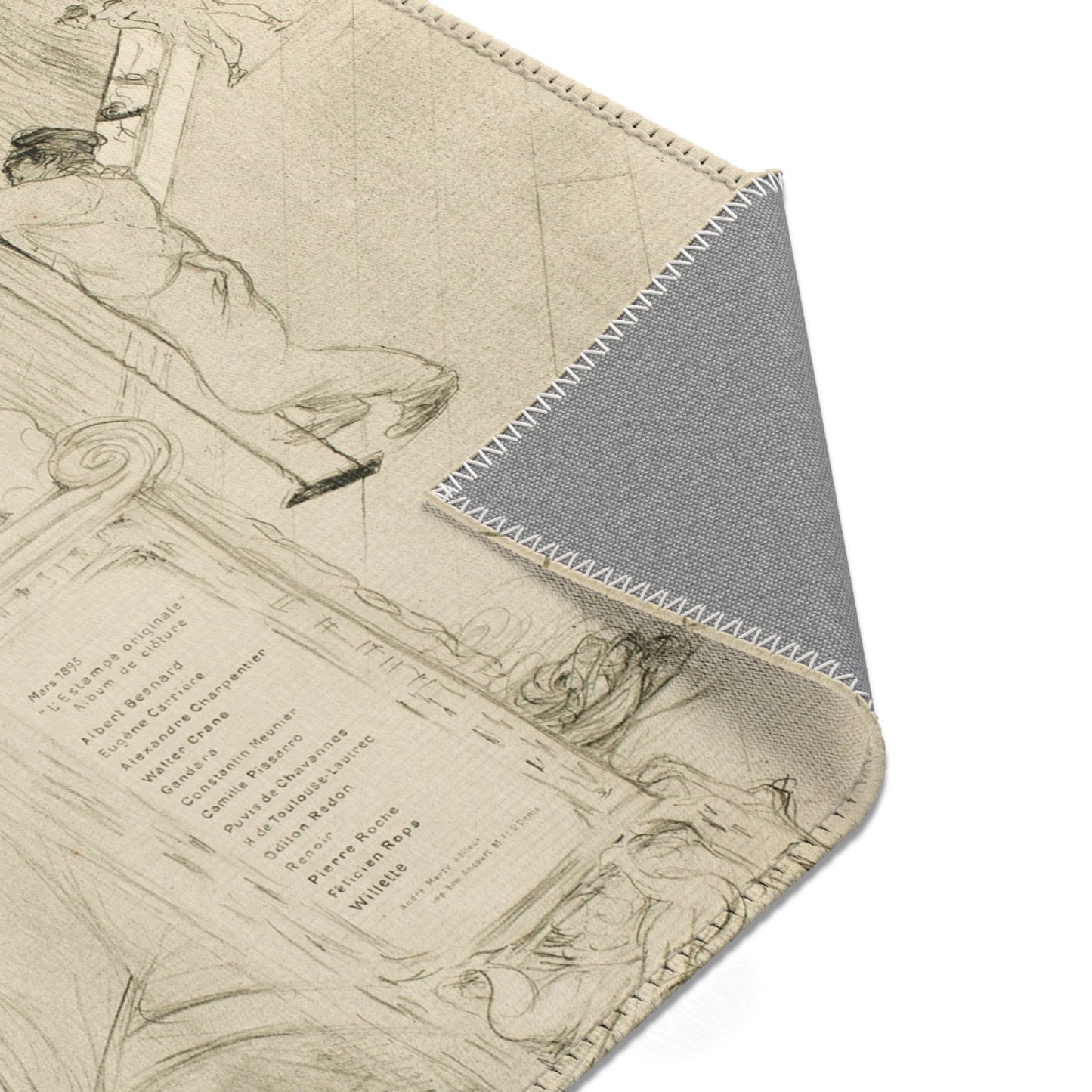 Henri de Toulouse-Lautrec - Cover for L'Estampe originale | Area Rug