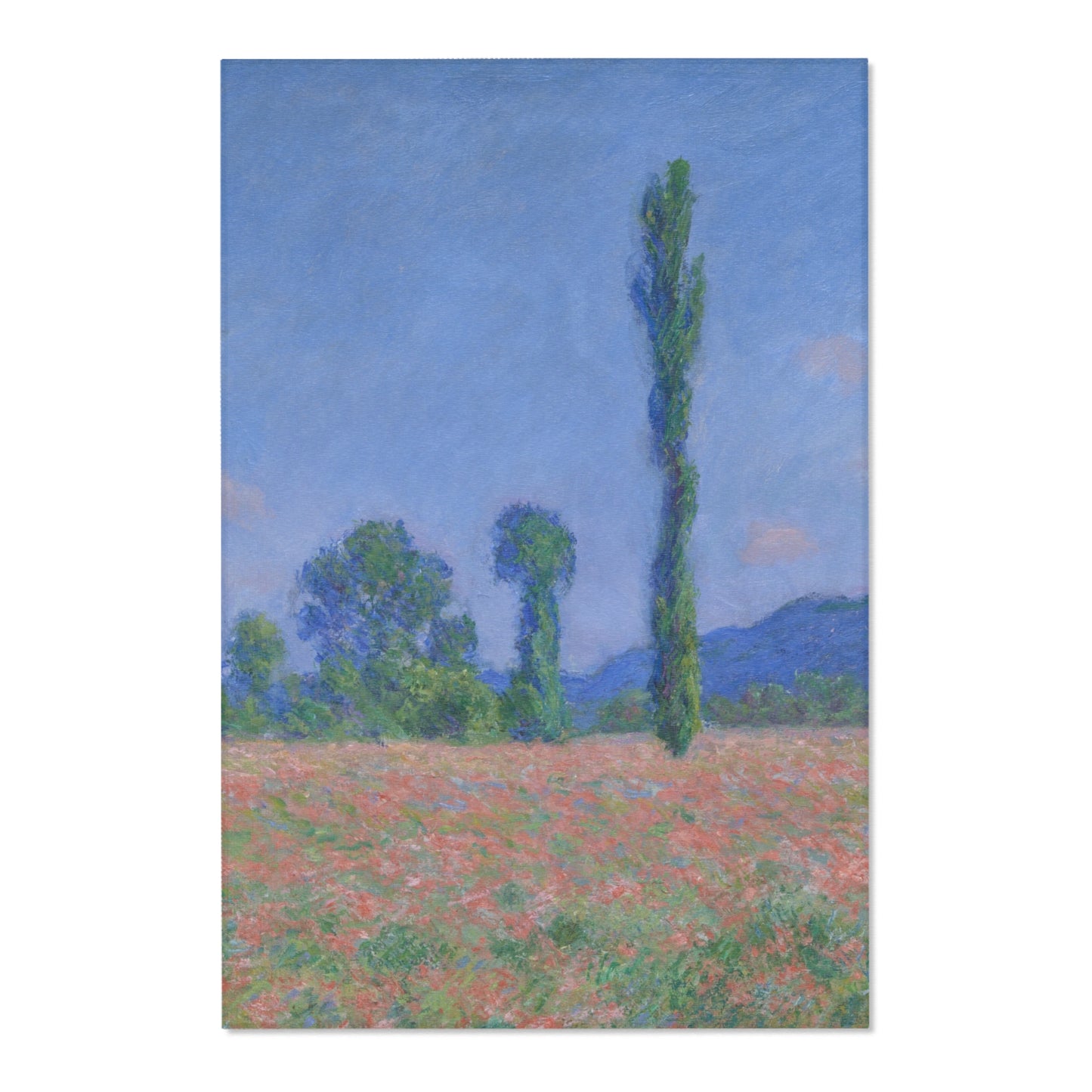 Claude Monet - Poppy Field (Giverny) | Area Rug