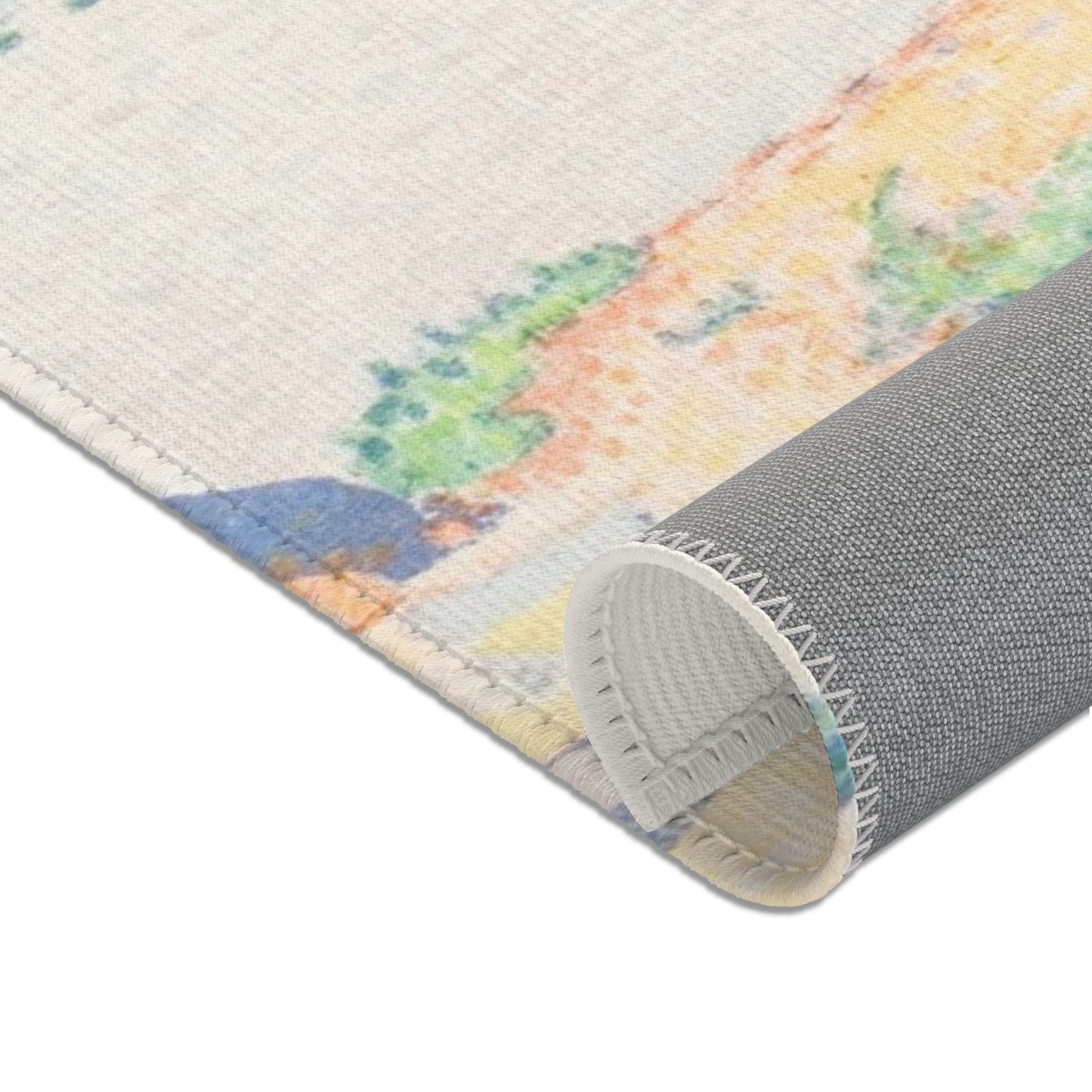 Paul Signac - The Andelys | Area Rug