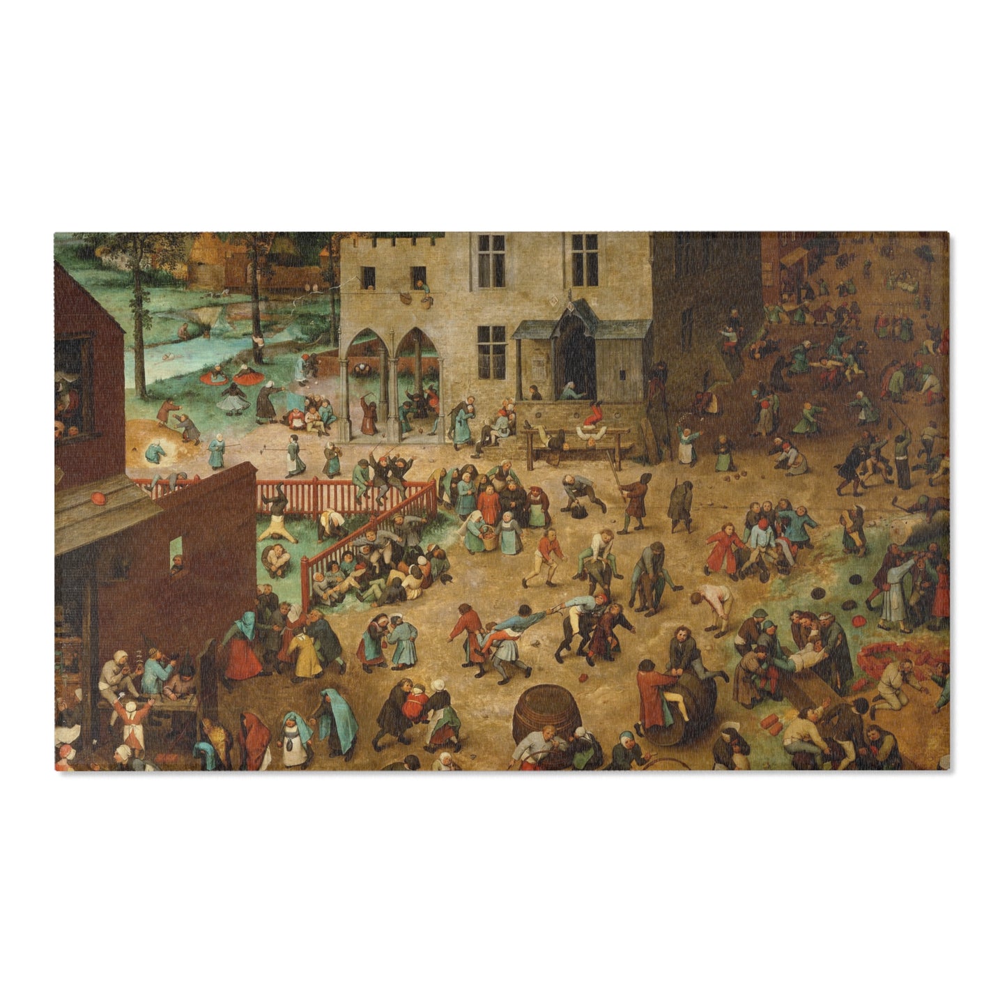 Pieter Bruegel the Elder - Children’s Games - Google Art Project | Area Rug
