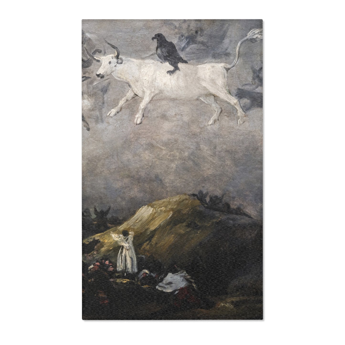 (Agen) Caprice - Francisco de Goya 1818-1819 - Musée des Beaux-Arts d'Agen | Area Rug