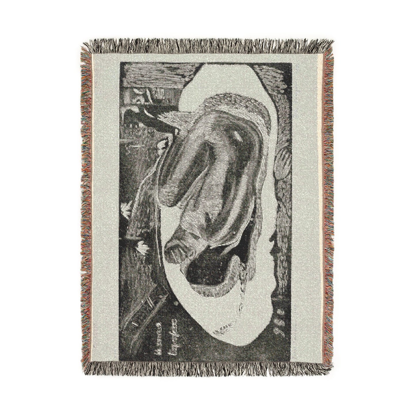 Paul Gauguin - Manao tupapau (She Thinks of the Ghost or The Ghost Thinks of Her), from the Noa Noa Suite | Woven Tapestry Blanket