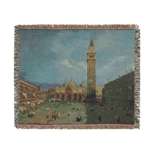 Piazza San Marco — Canaletto Tapestry Blanket