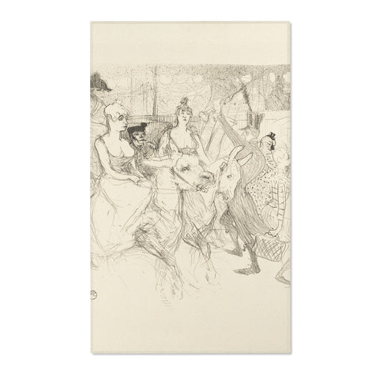 A Gala Evening at the Moulin Rouge — Toulouse-Lautrec Area Rug