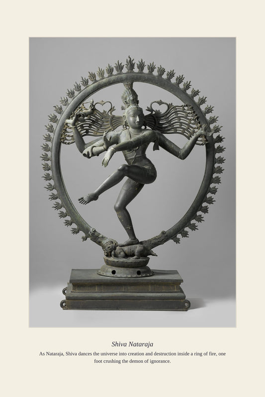 Shiva Nataraja — antique art print