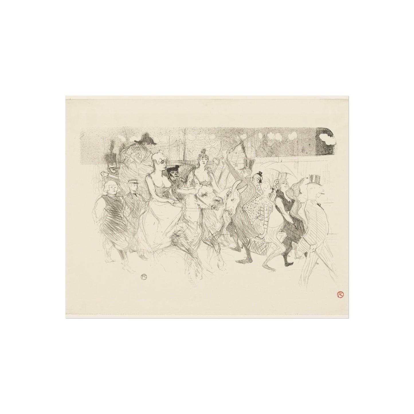 Henri de Toulouse-Lautrec - A Gala Evening at the Moulin Rouge | Fine Art Poster