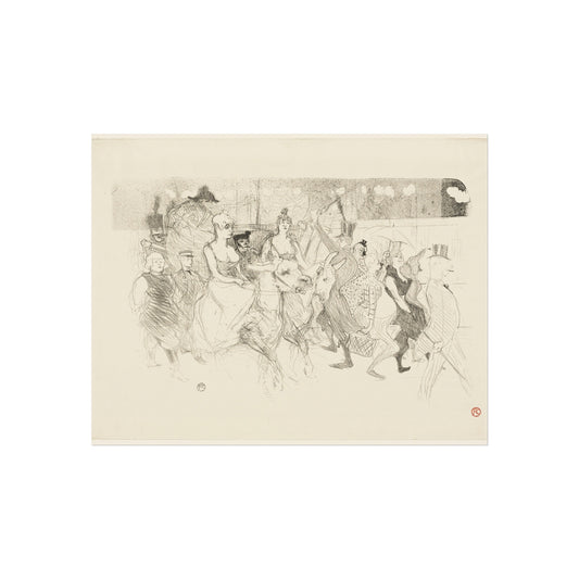 A Gala Evening at the Moulin Rouge — Henri de Toulouse-Lautrec Fine Art Poster