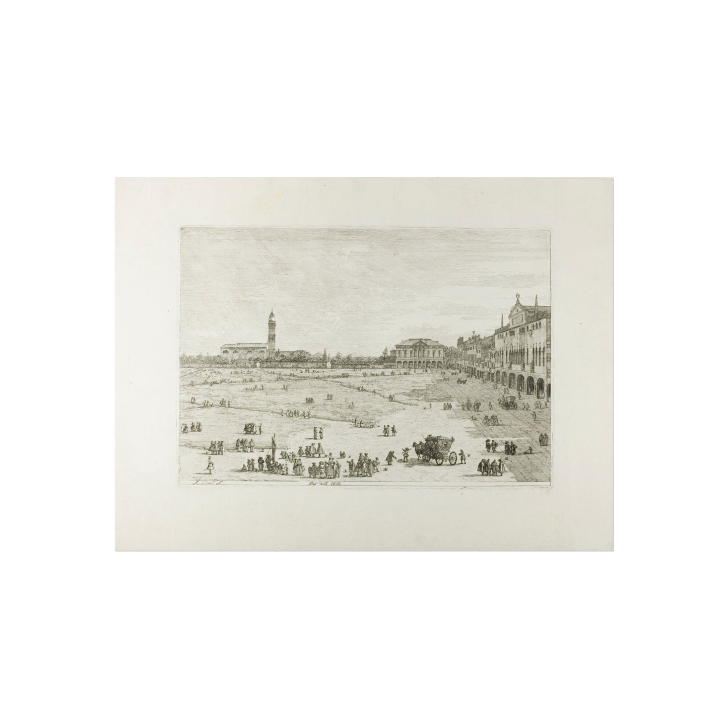 Canaletto - Prà della Valle, from Vedute | Fine Art Poster