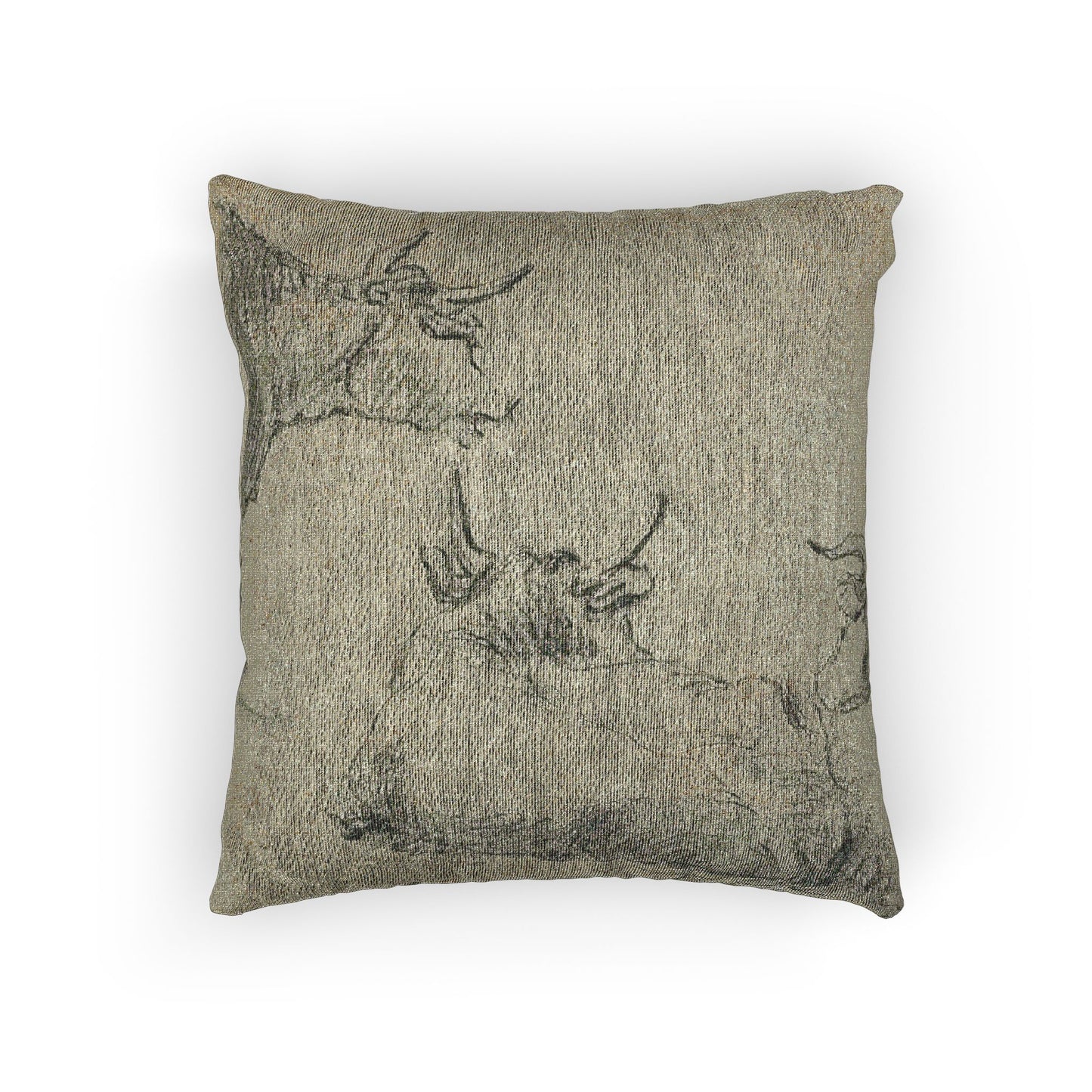 Aelbert Cuyp - Three Sketches of Cows | Woven Pillow