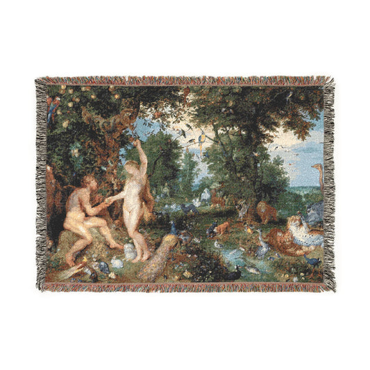 The Garden of Eden — Rubens Tapestry Blanket