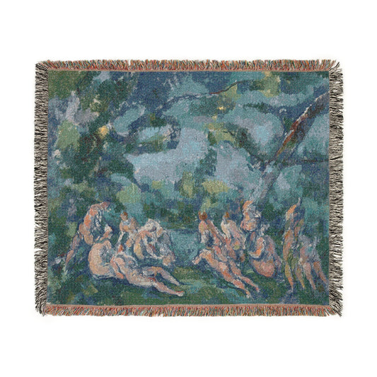 The Bathers — Cézanne Tapestry Blanket