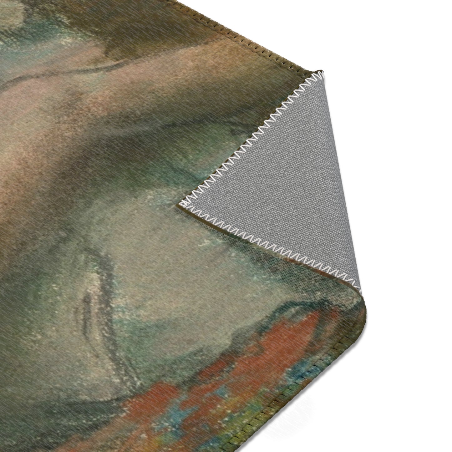 Hilaire Germain Edgar Degas - Retiring | Area Rug