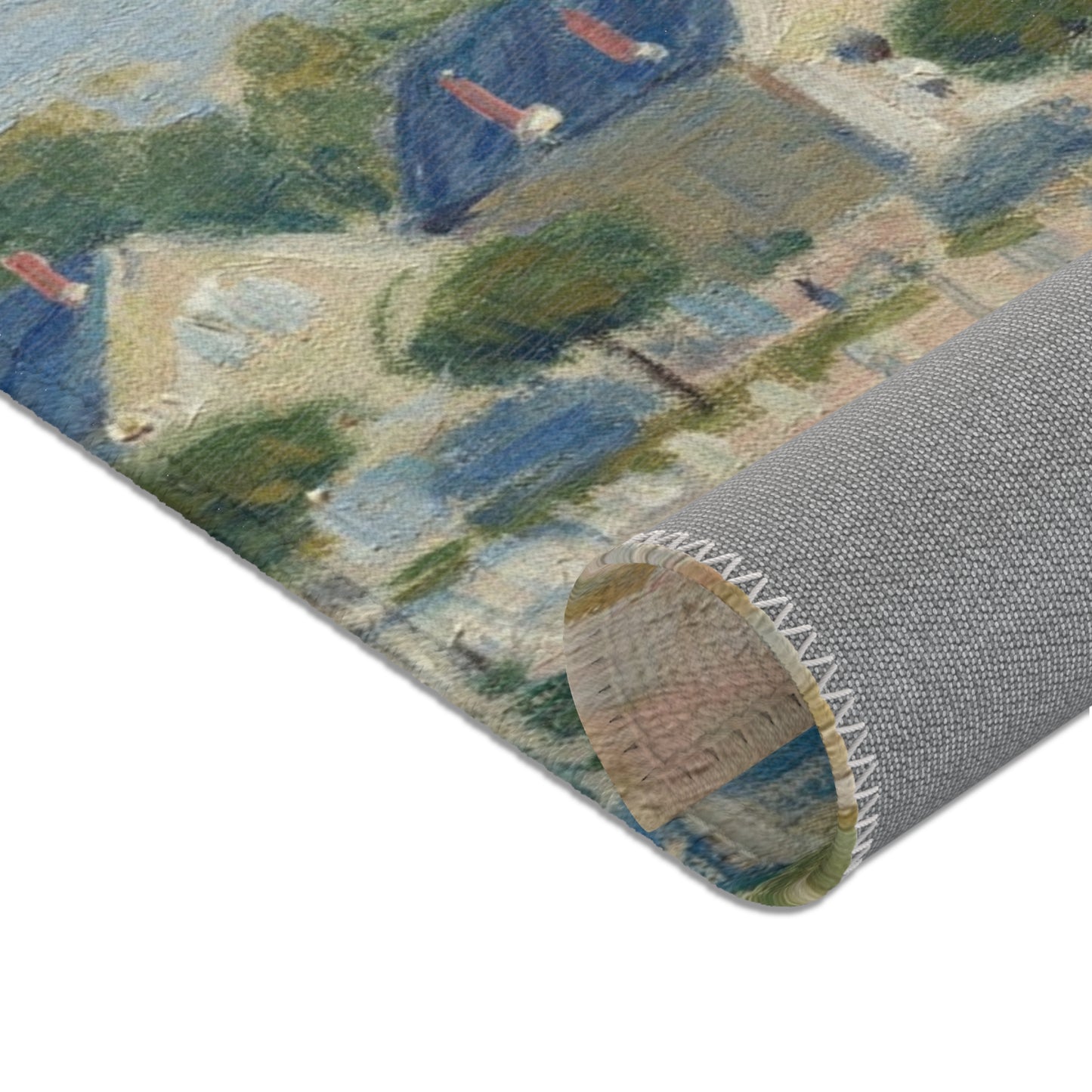 Alfred Sisley - Watering Place at Marly | Area Rug
