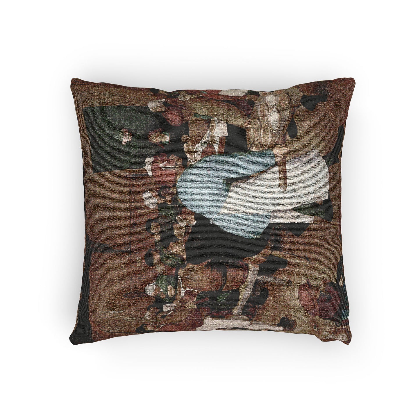 Pieter Bruegel the Elder - Peasant Wedding - Google Art Project 2 | Woven Pillow