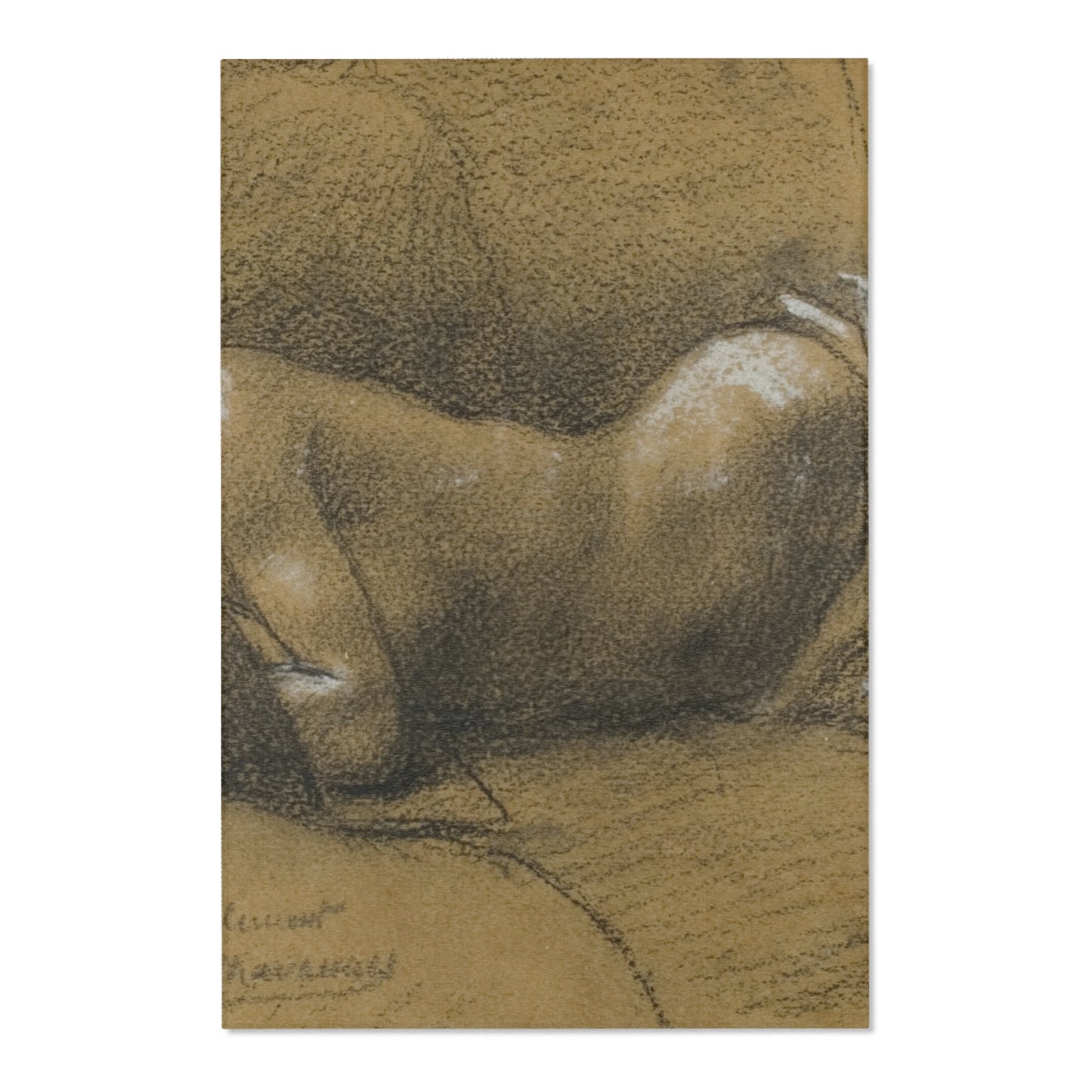 Pierre Puvis de Chavannes - Study of a Sleeping Woman | Area Rug