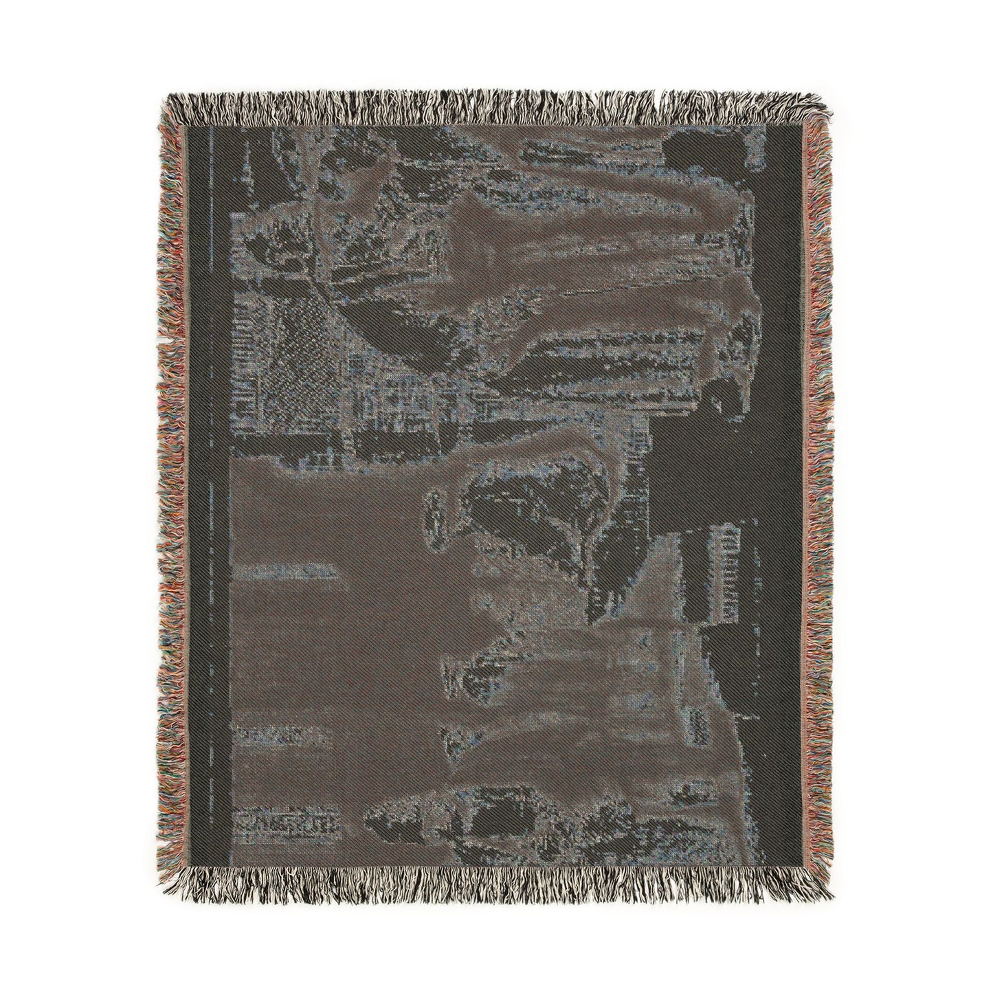Rembrandt van Rijn - Jews in the Synagogue | Woven Tapestry Blanket