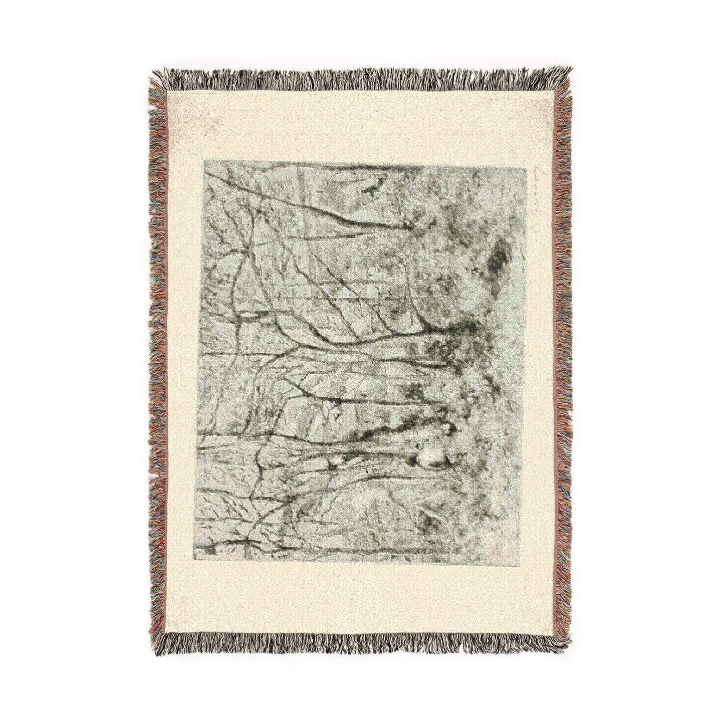 Camille Pissarro - Woodlands at the Hermitage | Woven Tapestry Blanket