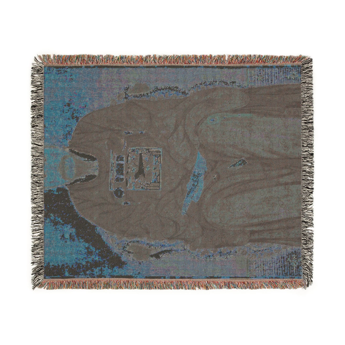 Portrait of a Government Official Woven Throw Blanket