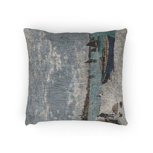 The Beach at Sainte-Adresse — Monet Pillow