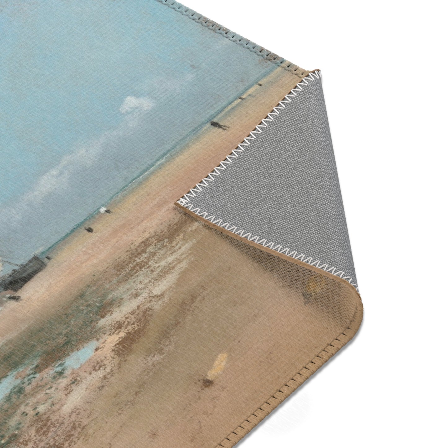 Hilaire Germain Edgar Degas - Beach at Low Tide (Mouth of the River) | Area Rug