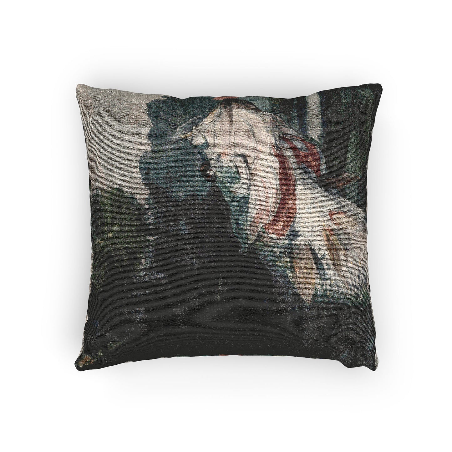 Winslow Homer - Life-Size Black Bass | Woven Pillow