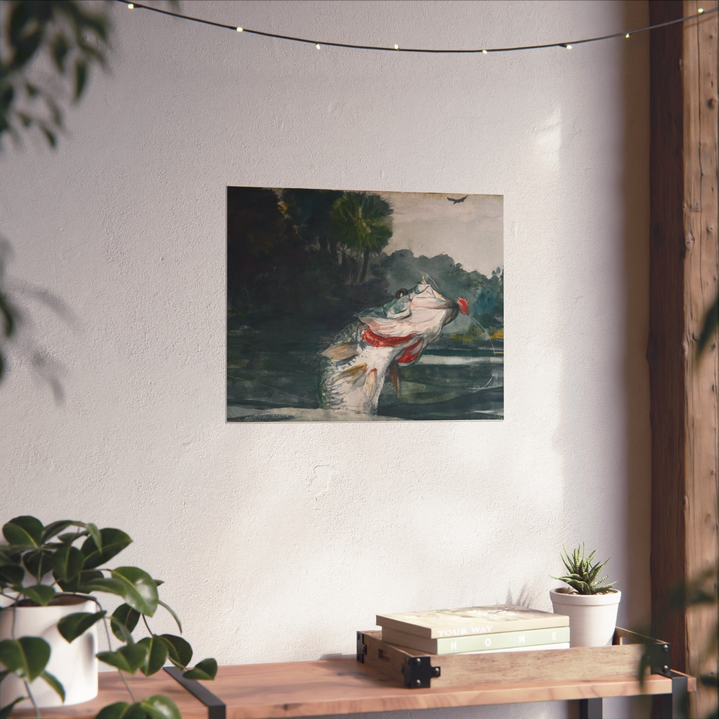 Winslow Homer - Life-Size Black Bass | Fine Art Poster