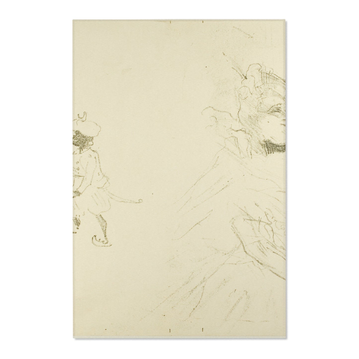 Henri de Toulouse-Lautrec - Cover for L'exemple de Ninon de Lenclos amoureuse | Area Rug