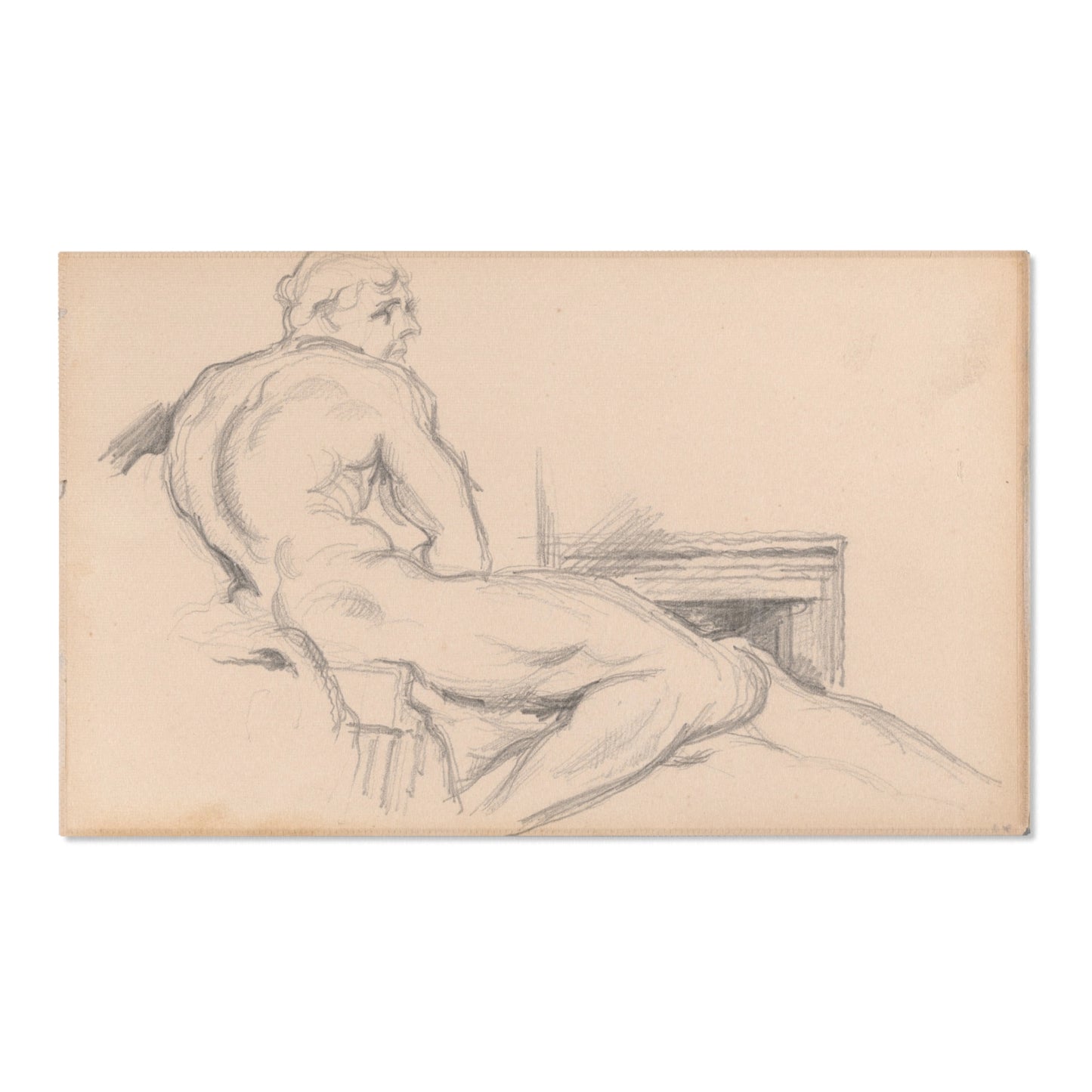 Paul Cezanne - Hercules Resting | Area Rug