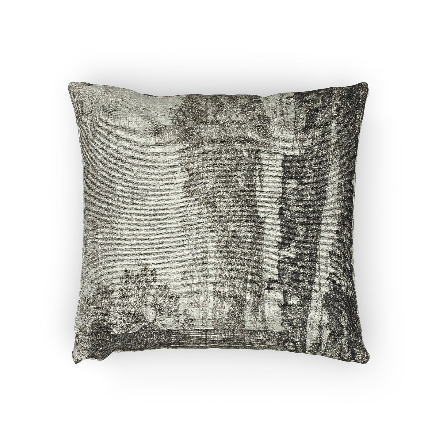 Claude Lorrain - The Herd Returning in Stormy Weather | Woven Pillow