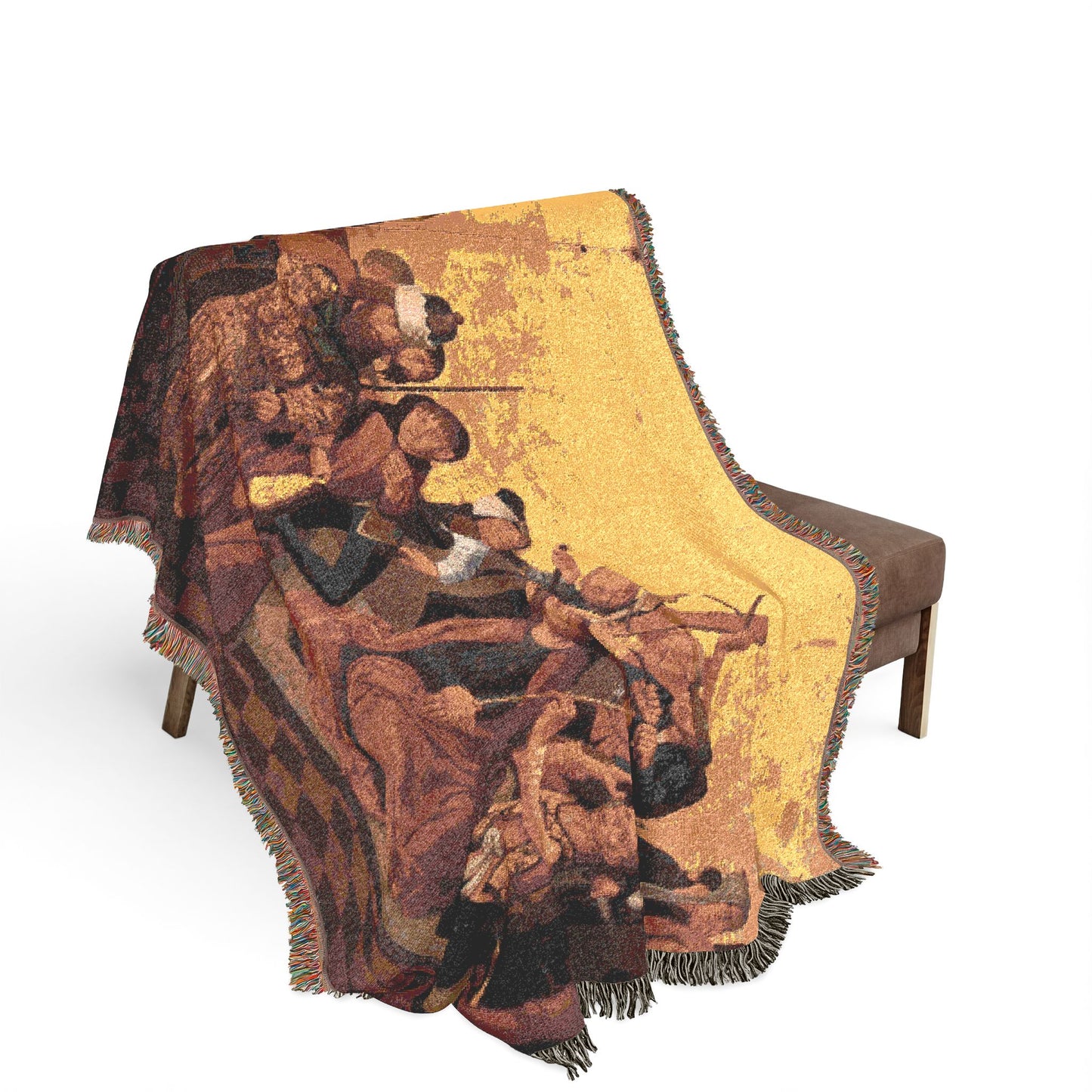 Isenmann, Colmar Altarpiece (Flagellation, Crowning with Thorns) | Woven Tapestry Blanket