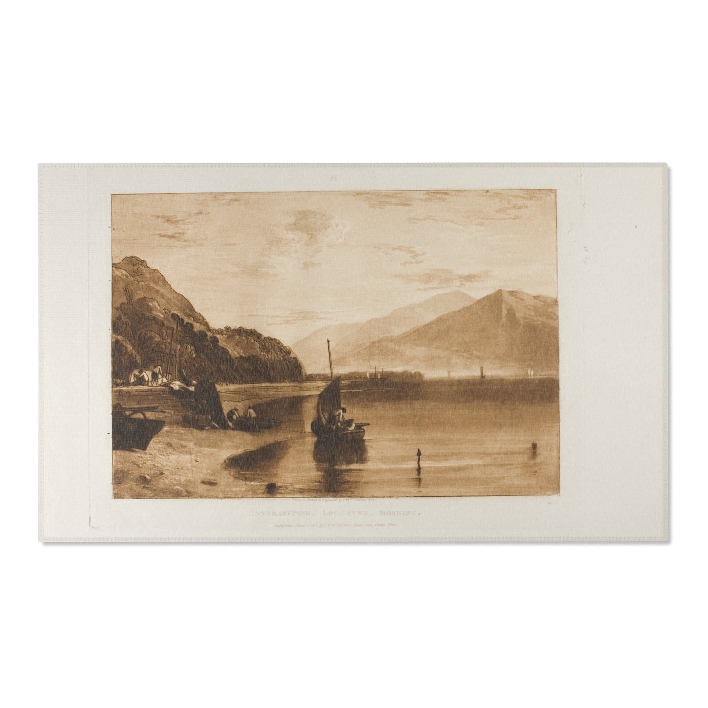 Joseph Mallord William Turner - Inverary Pier Loch Fyne, Morning | Area Rug