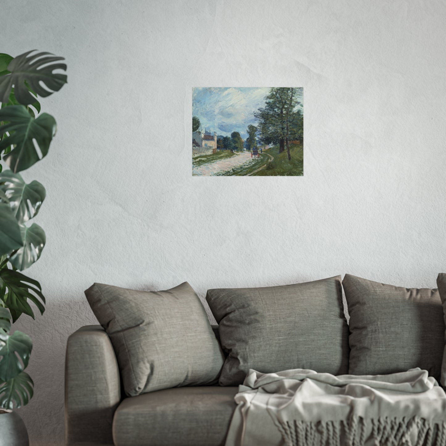 Alfred Sisley - A Turn in the Road | Fine Art Poster